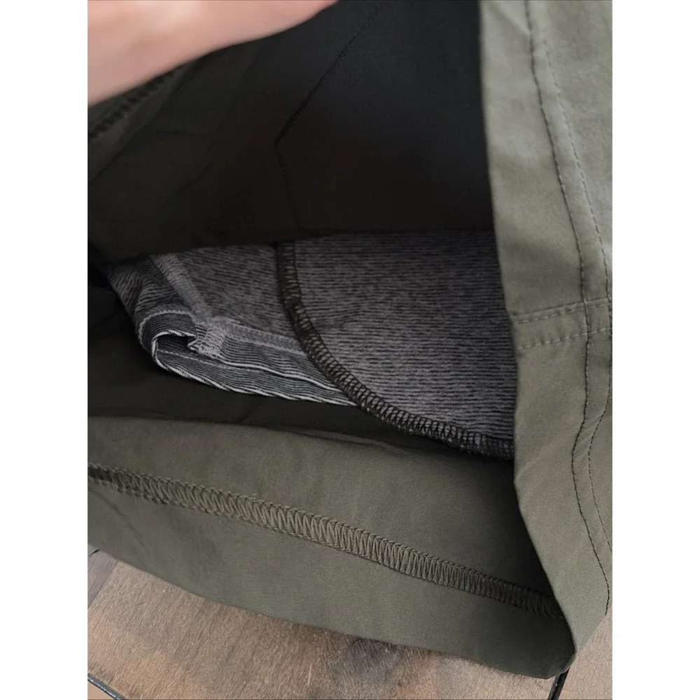 Bearbottom Stretch Swim Shorts Mens Size S Olive Green 5.5